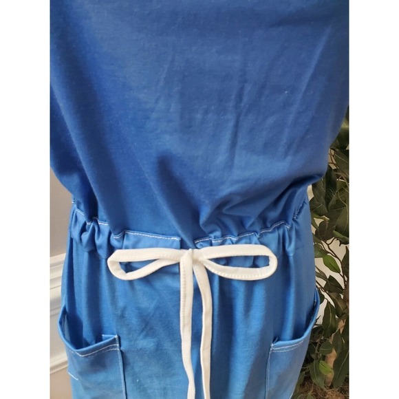 SHEIN Women's Blue Polyester V-Neck Strappy Short Casual Dress Size Medium - Picture 3 of 9